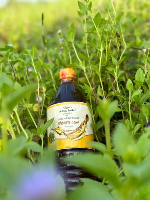 Local Maghi Sarisha Oil 1L কাঠের ঘানির ভার্জিন গ্রেড সরিষার তেল (১ লিটার)